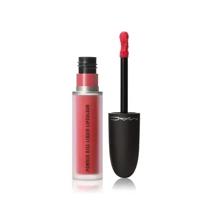 Zdjęcie MAC Powder Kiss Szminka w płynie 5 ml A Little Tamed