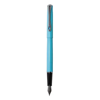 Picture DIPLOMAT Traveler Lumi blue M fountain pen