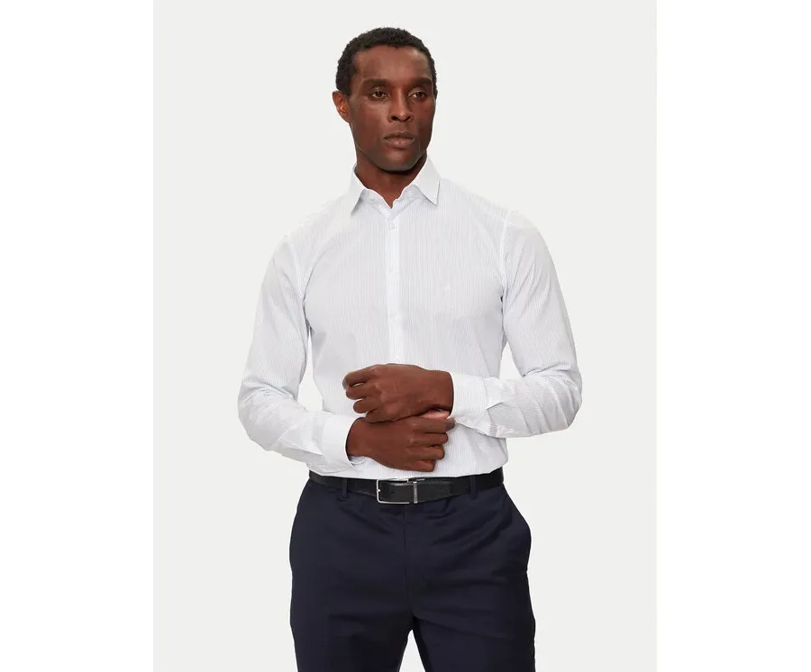 obrazek 1 Calvin Klein Koszula K10K113537 Biały Slim Fit