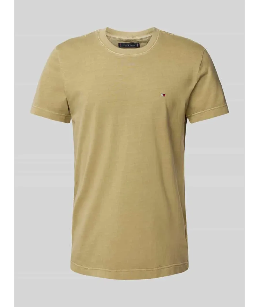 obrazek 1 T-shirt o kroju slim fit z wyhaftowanym logo model ‘GARMENT’