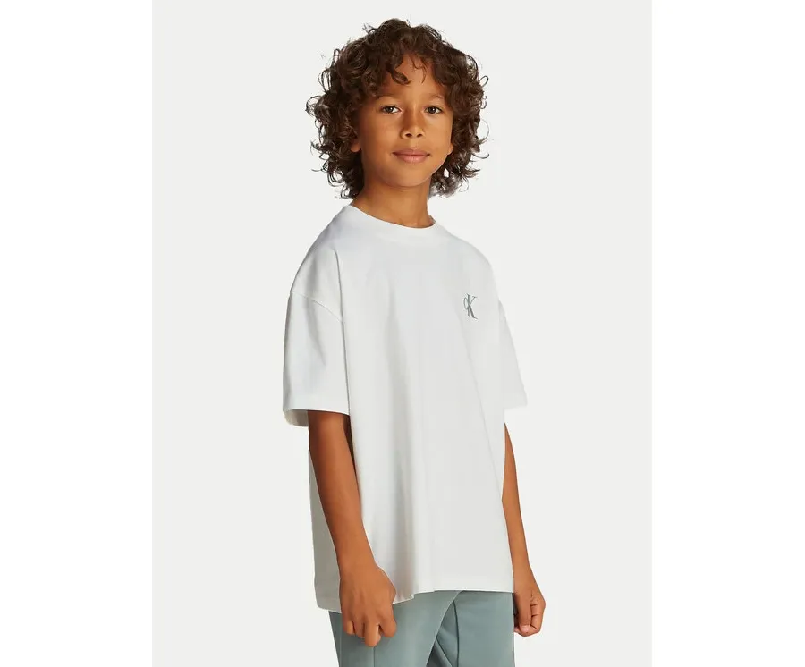 obrazek 1 Calvin Klein Jeans T-Shirt Miami IB0IB02449 Biały Relaxed Fit