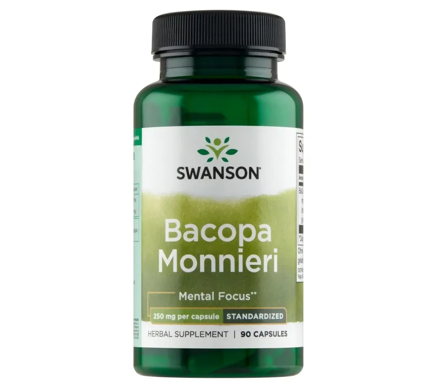 obrazek 1 Swanson Bacopa Monniera Bacognize Extract 250 mg Kapsułki
