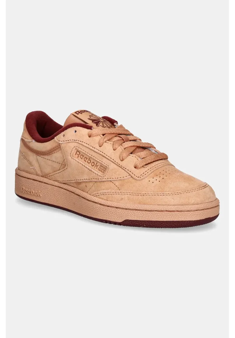 obrazek 1 Reebok sneakersy zamszowe Club C 85 kolor pomarańczowy 100201182