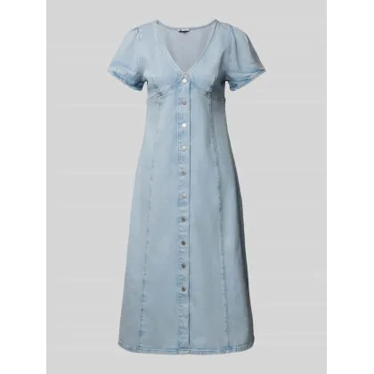 Zdjęcie Sukienka jeansowa z listwą guzikową