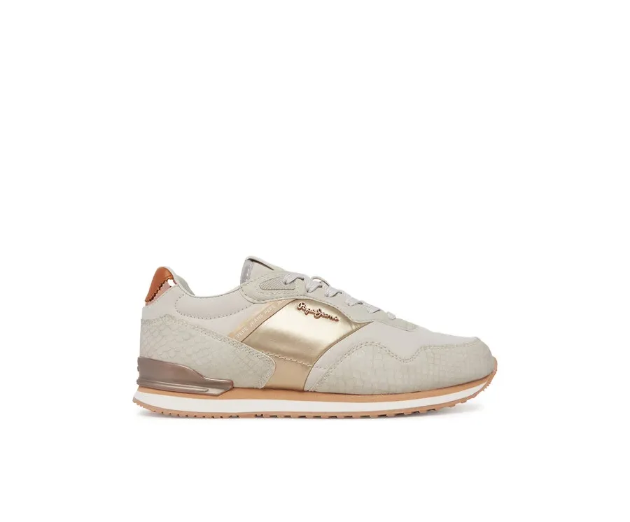 obrazek 1 Pepe Jeans Sneakersy London Mix PLS40044 Biały
