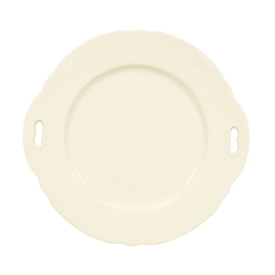 obrazek 1 Porcelanowy okrągły talerz do ciasta z rączkami - Seltmann Weiden