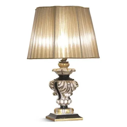 Zdjęcie Lampa stołowa z antyczną podstawą