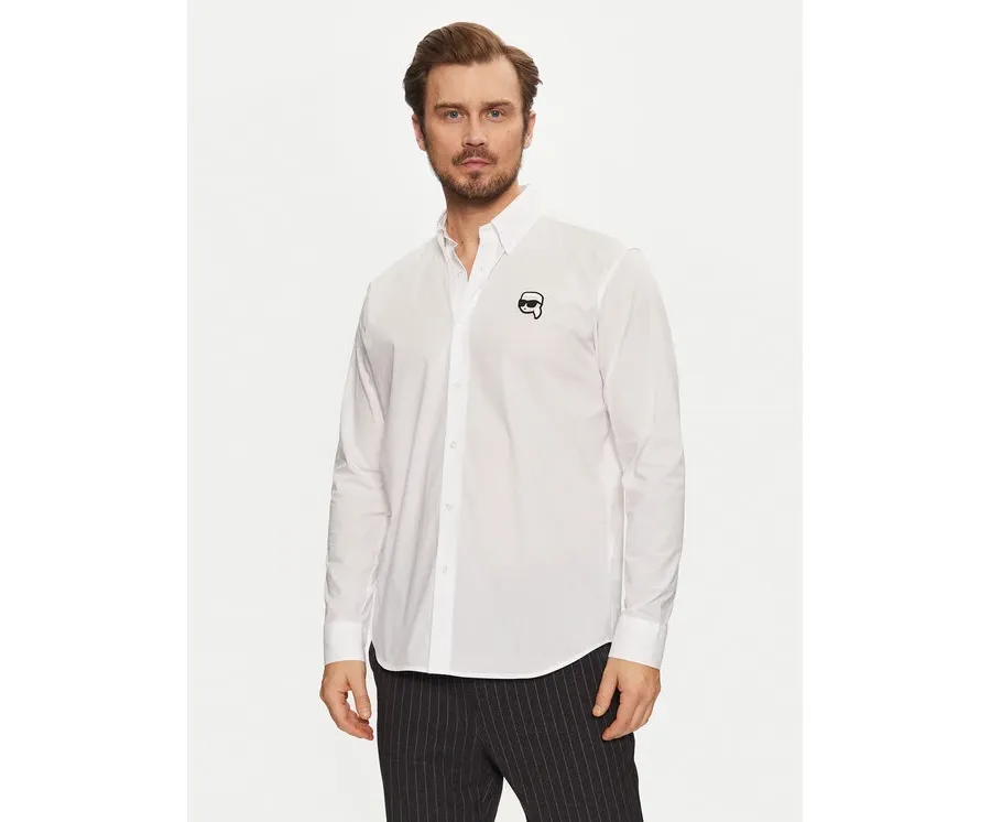 obrazek 1 KARL LAGERFELD Koszula 605911 551671 Biały Regular Fit