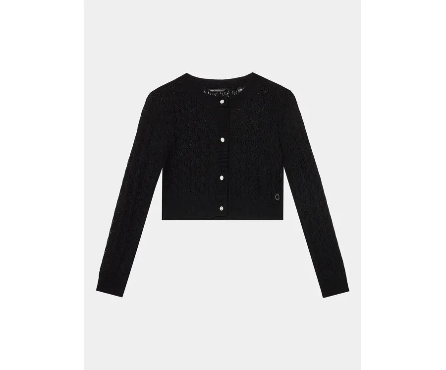 obrazek 1 Guess Kardigan J4RR03 Z3CD0 Czarny Regular Fit