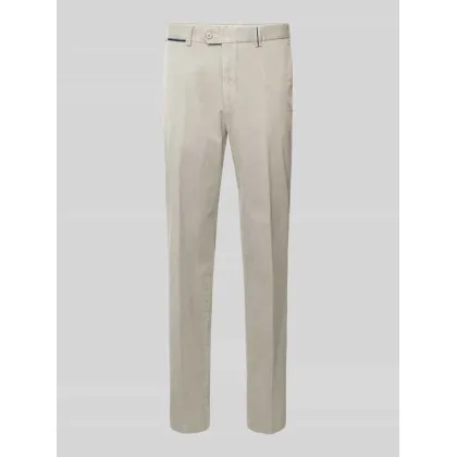 Zdjęcie Spodnie o kroju slim fit w kant model ‘Teaker’