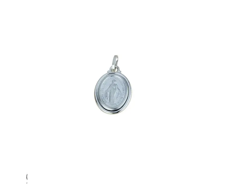 obrazek 1 Owalny medalik Maryja z cudownego medalika 18x15mm