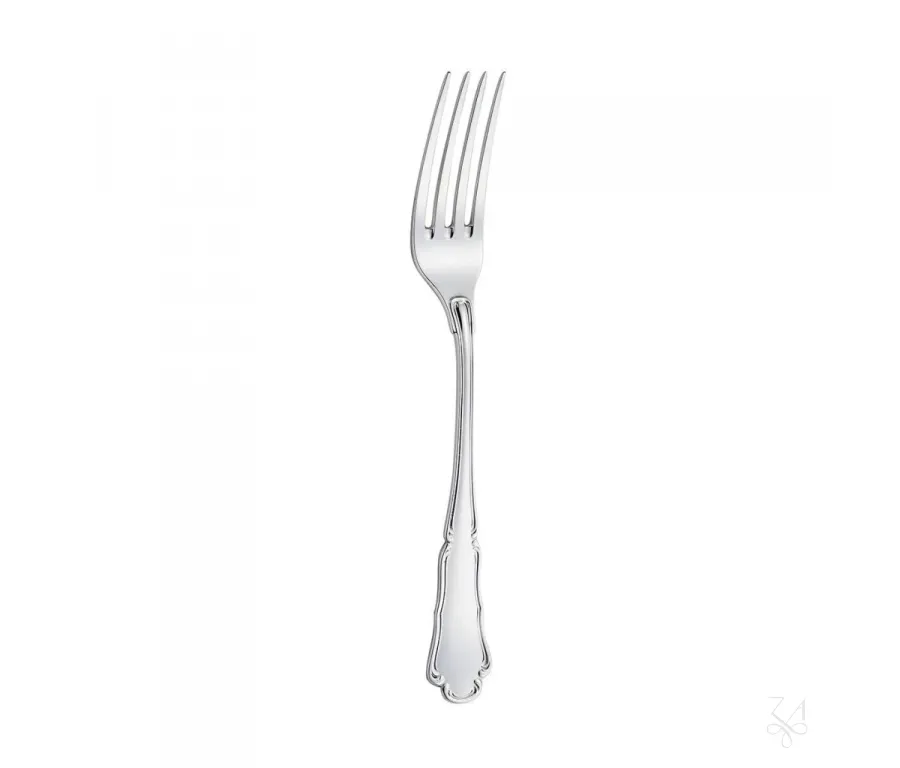 obrazek 1 Elegancki srebrny widelec do serwowania warzyw - Zaramella Argenti