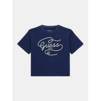 Zdjęcie Guess T-Shirt J4RI18 K8HM4 Granatowy Regular Fit