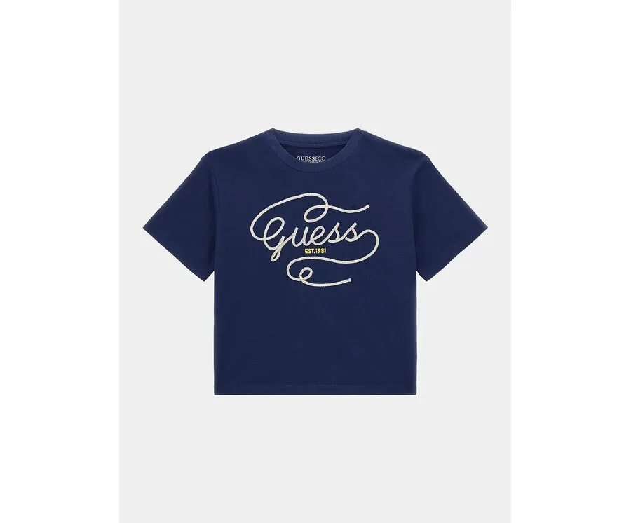 obrazek 1 Guess T-Shirt J4RI18 K8HM4 Granatowy Regular Fit