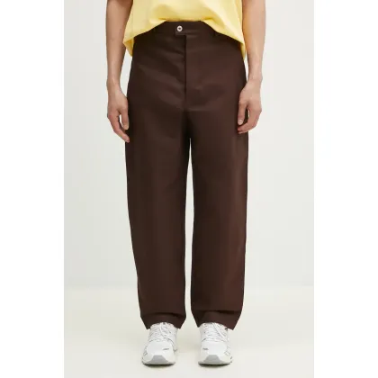Zdjęcie Kenzo spodnie męskie kolor brązowy proste FF55PA3659GB.90