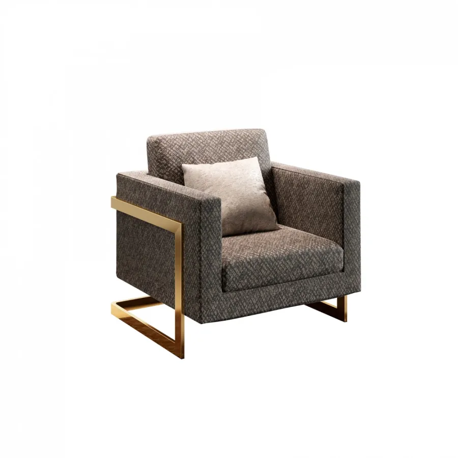 obrazek 1 Stylowy włoski fotel o wyjątkowym designie