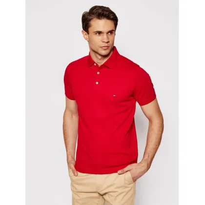 Zdjęcie Tommy Hilfiger Polo 1985 MW0MW17771 Czerwony Slim Fit
