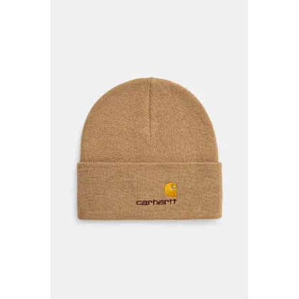Zdjęcie Carhartt WIP czapka American Script Beanie kolor zielony I034235.2FSXX