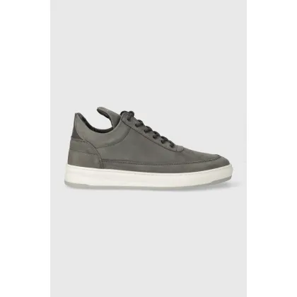 Zdjęcie Filling Pieces sneakersy nubukowe Low Top Base kolor szary 10120591002