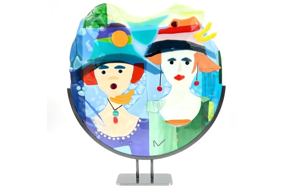 obrazek 1 Wspaniała dekoracja wykonana ze szkła "Panie na zewnątrz" - oryginalny pomysł na prezent