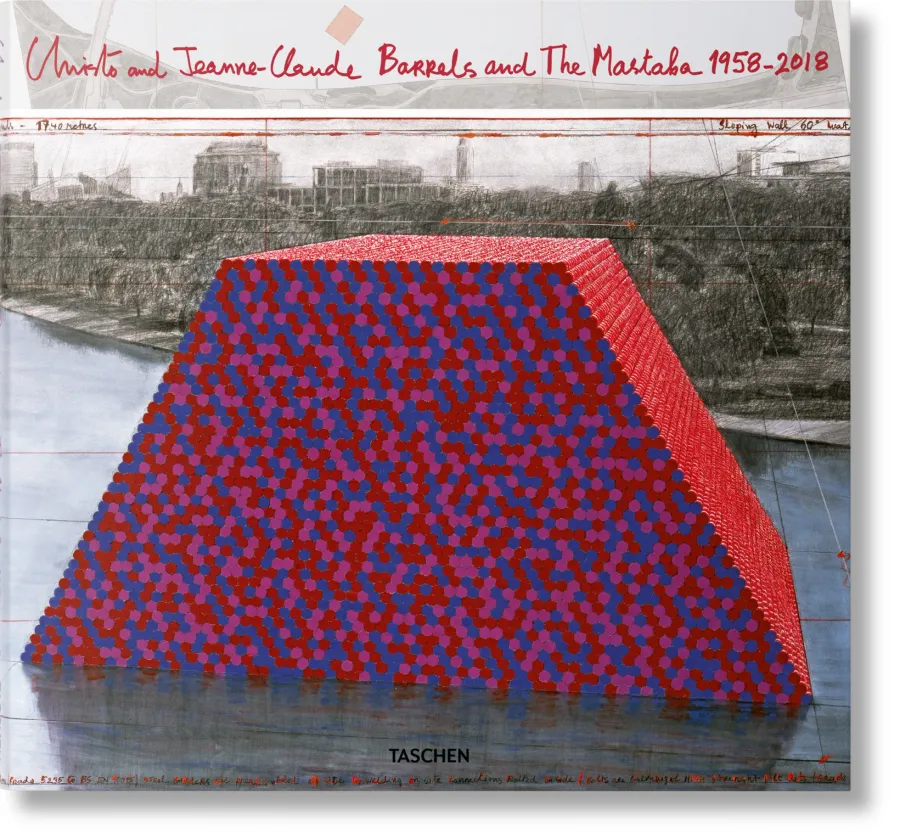 obrazek 1 Książka Christo and Jeanne-Claude. Barrels and The Mastaba 1958–2018 - Taschen