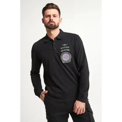 Zdjęcie Longsleeve Polo męski AERONAUTICA MILITARE Aeronautica Militare