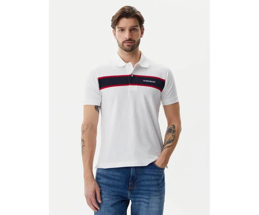 obrazek 1 Guess Jeans Polo M5GP29 KCJV1 Biały Regular Fit