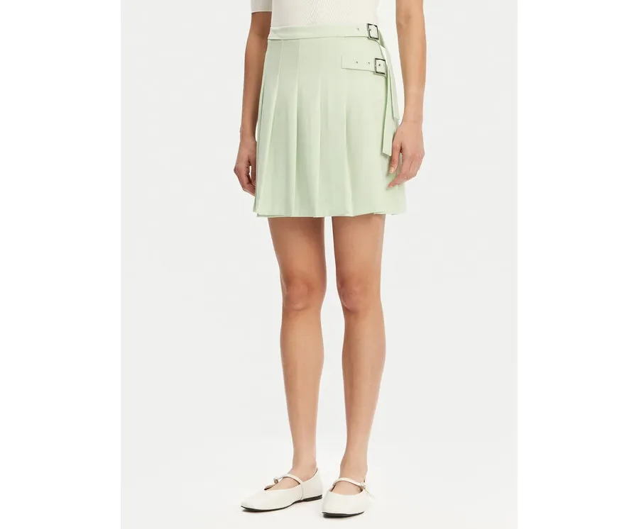 obrazek 1 Maryley Spódnica plisowana 25EB711/21BE Zielony Regular Fit