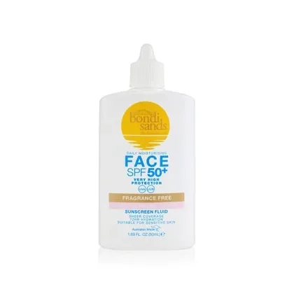 Zdjęcie Bondi Sands SPF 50+ Tinted Face Fluid Fragrance Free Mleczko do opalania 50 ml