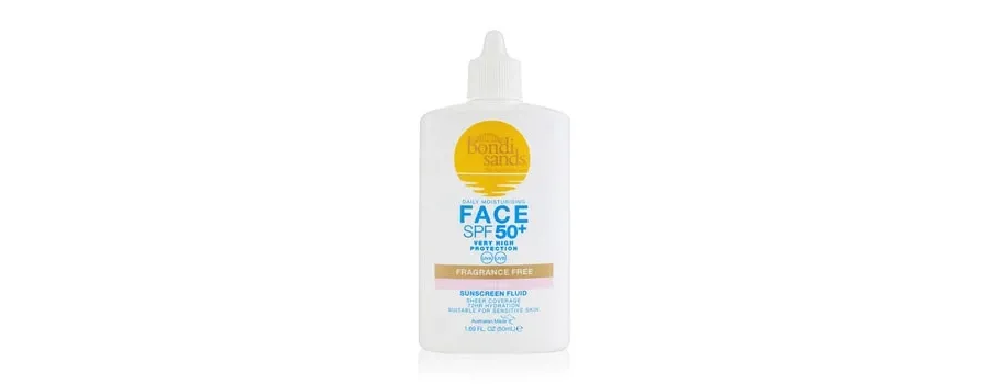 obrazek 1 Bondi Sands SPF 50+ Tinted Face Fluid Fragrance Free Mleczko do opalania 50 ml
