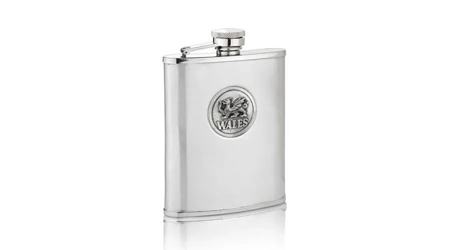 obrazek 1 Wyjątkowa piersiówka z walijskim smokiem i napisem „Walia” – prezent dla niego