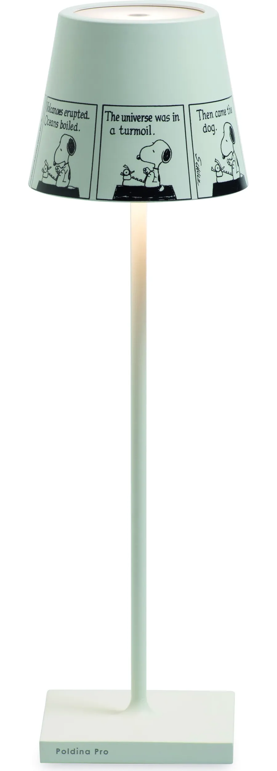 obrazek 1 Zdobiona lampa stołowa Poldina x Peanuts Strip