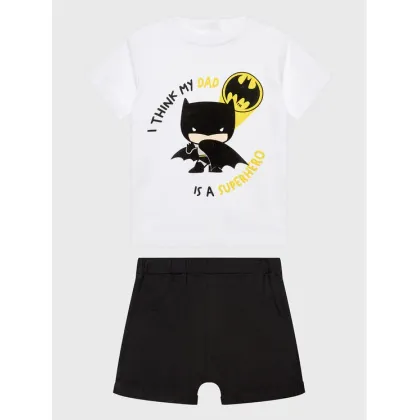 Zdjęcie OVS Komplet t-shirt i spodenki 1767266 Czarny Regular Fit