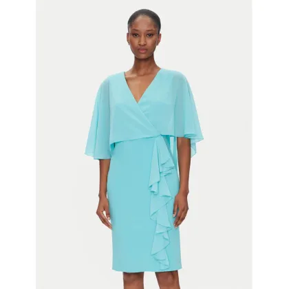 Zdjęcie Rinascimento Sukienka koktajlowa CFC0123560003 Turkusowy Regular Fit
