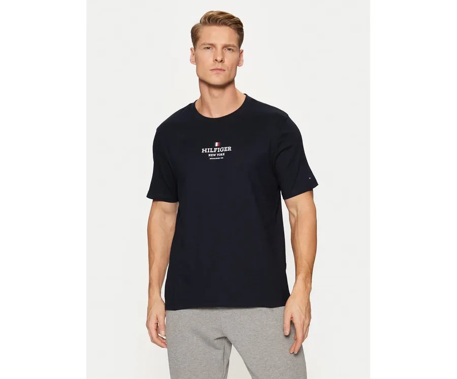 obrazek 1 Tommy Hilfiger T-Shirt MW0MW38980 Granatowy Regular Fit