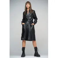 Zdjęcie Modny płaszcz damski z owczej skóry - A&A Vesa