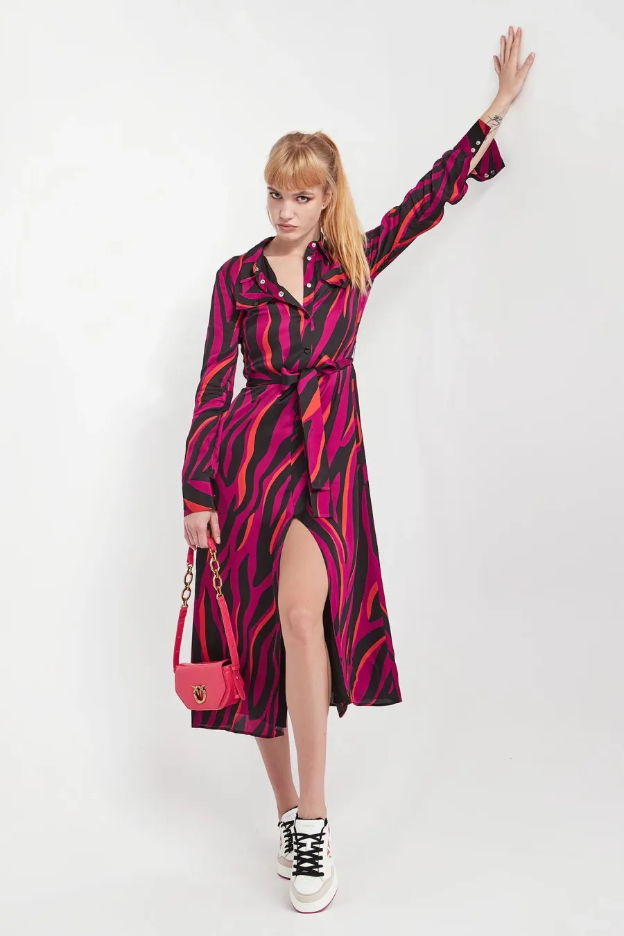 obrazek 1 Sukienka szmizjerka Assente PINKO Pinko