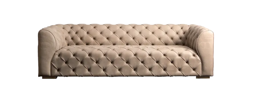 obrazek 1 Brązowa prestiżowa sofa do domu – Daytona