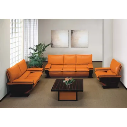 Zdjęcie Eleganckie skórzane sofy Elena