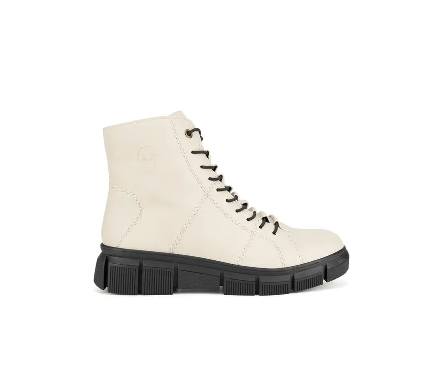 obrazek 1 Rieker Botki X3428-60 Beżowy