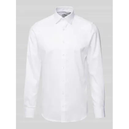 Zdjęcie Koszula biznesowa o kroju slim fit z jednolitą fakturą