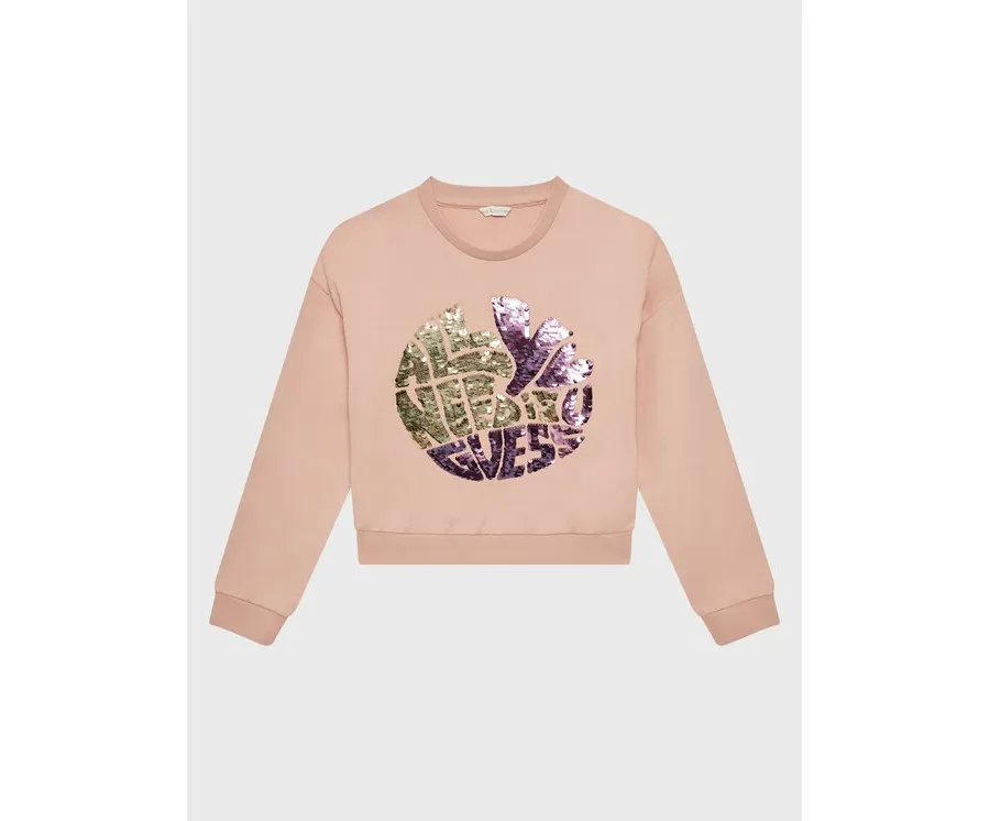 obrazek 1 Guess Bluza J3GQ02 K82T0 Pomarańczowy Regular Fit