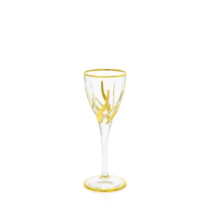 Zdjęcie Włoski kryształowy komplet 6 kieliszków do likieru (70 ml)