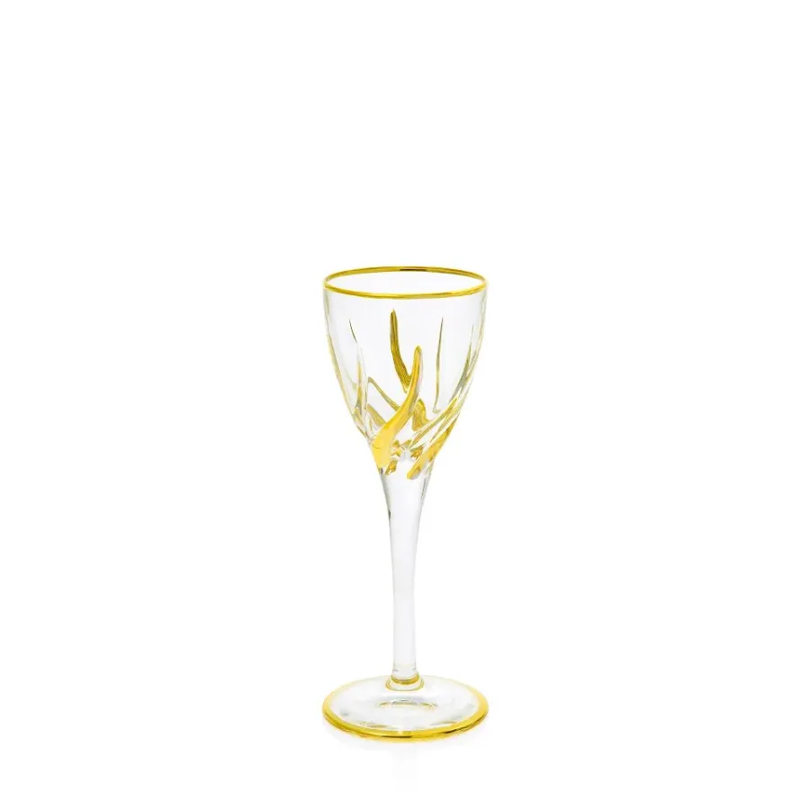 obrazek 1 Włoski kryształowy komplet 6 kieliszków do likieru (70 ml)