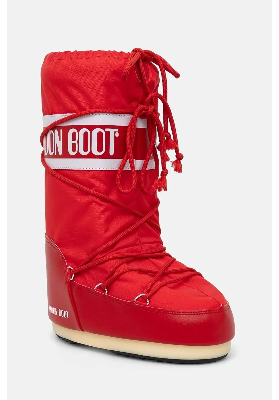 obrazek 1 Moon Boot śniegowce MB ICON NYLON kolor czerwony 80D1400440 D001
