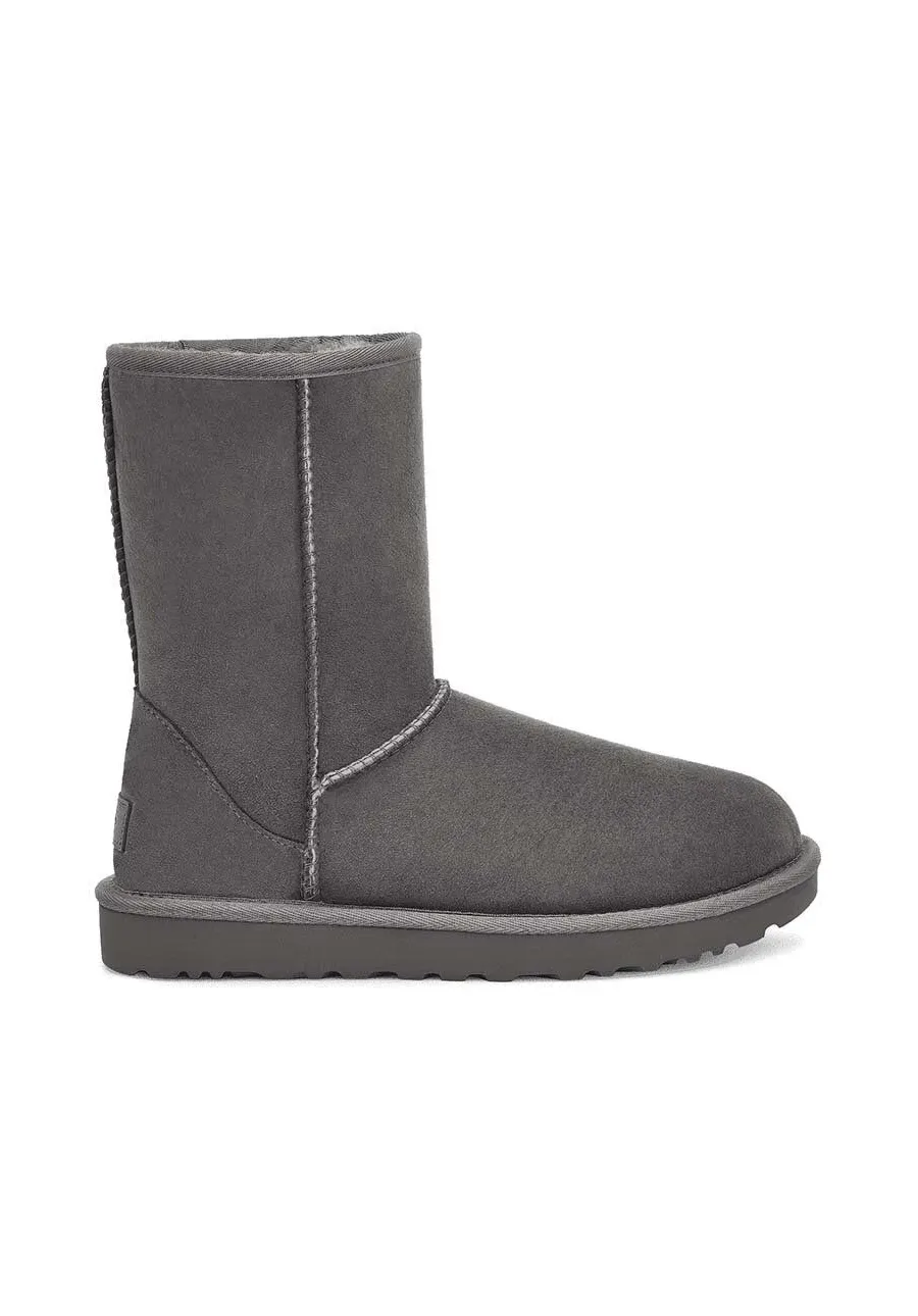 obrazek 1 UGG śniegowce Classic Short II damskie kolor szary na płaskim obcasie ocieplone 1016223.GRY