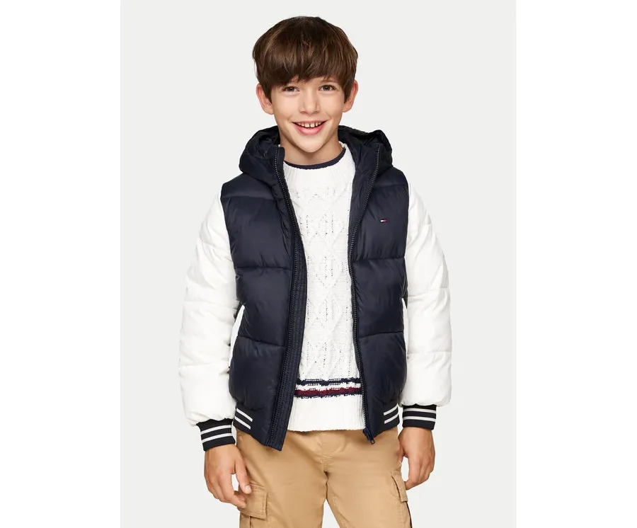 obrazek 1 Tommy Hilfiger Kurtka puchowa KB0KB09465 M Granatowy Regular Fit