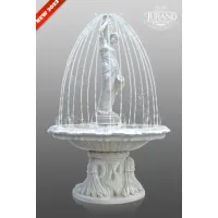 Picture Amazing fountain with a girl