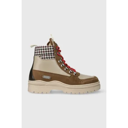 Zdjęcie Filling Pieces buty skórzane Mountain Boot Quartz męskie kolor brązowy 63333361933