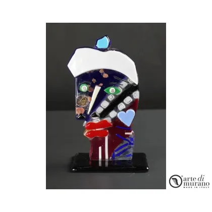 Zdjęcie Nietuzinkowa rzeźba Picasso Pop Art Abstrakcyjne szkło Murano